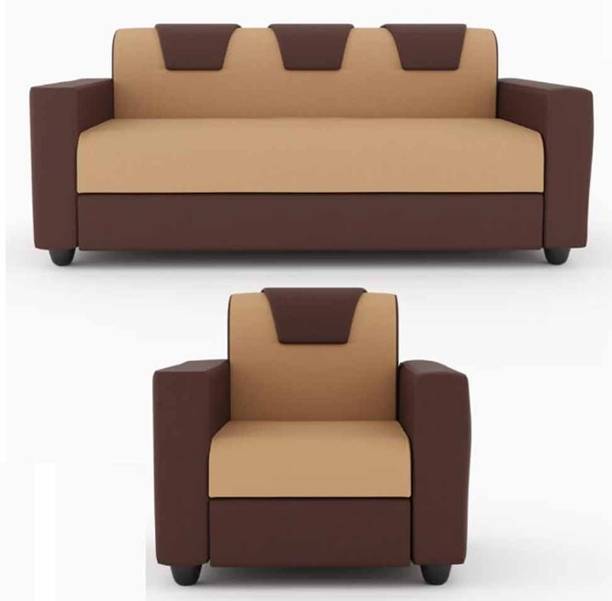 TAASHPLUS Fabric 3 + 1 Sofa Set