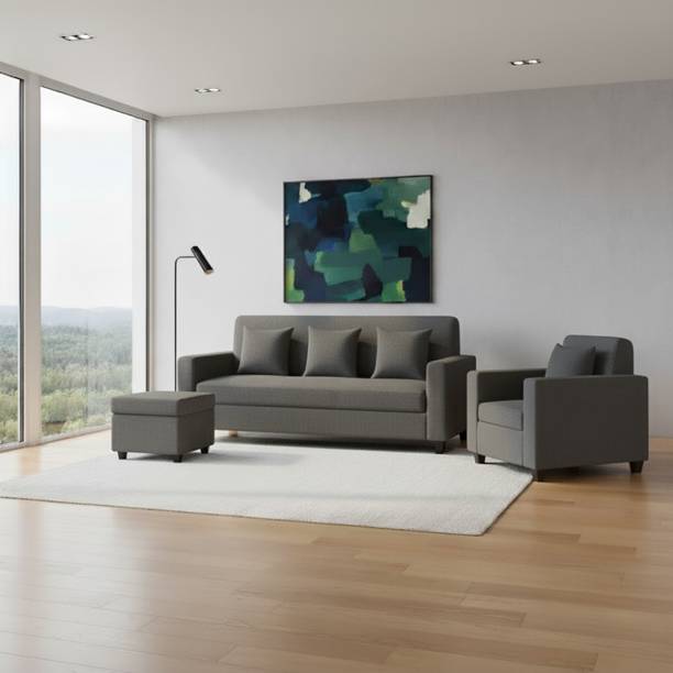 WAKESURE Fabric 3 + 1 + 1 Sofa Set