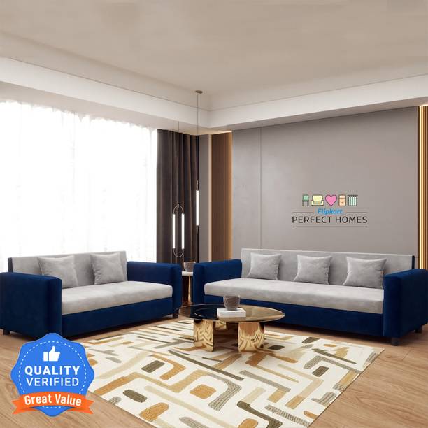 Flipkart Perfect Homes Crete New Fabric 3 + 2 Sofa Set