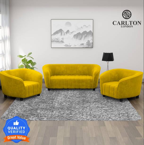 CARLTON LONDON Olivia Fabric 3 + 1 + 1 Sofa Set
