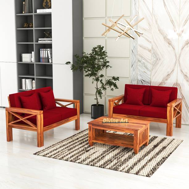 DOKRI 4 Seater Sofa For Living, Waiting Room/ Office Fabric Fabric 2 + 2 Sofa Set