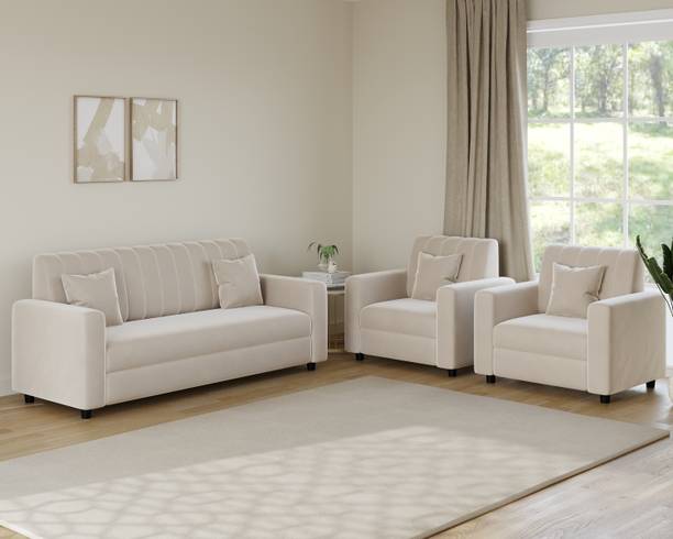 RM HOME Luna Fabric 3 + 1 + 1 Sofa Set