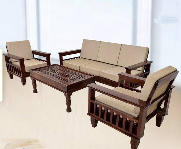 JayamWsofaset Fabric 3 + 1 + 1 Sofa Set