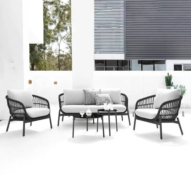 DEVOKO Fabric 2 + 1 + 1 Sofa Set