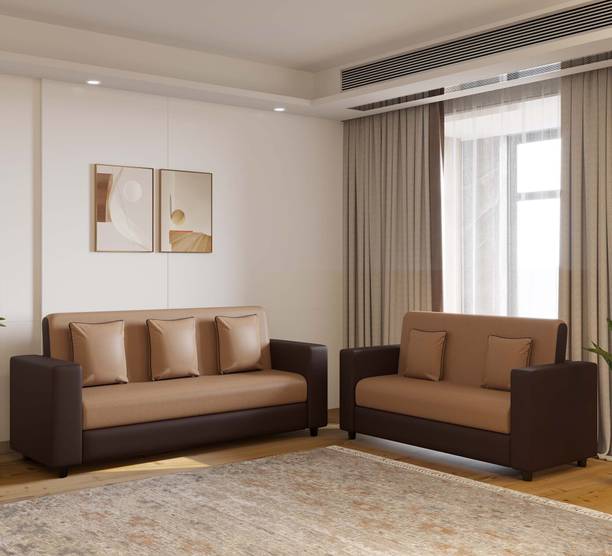 RECLINEX INDIA Emporio Fabric 3 + 2 Sofa Set