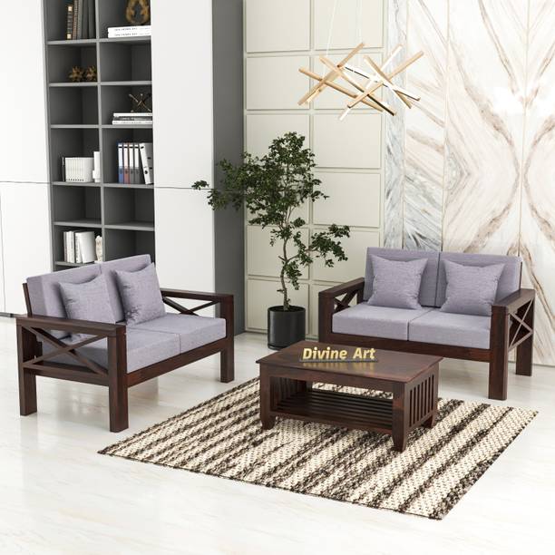 DOKRI 4 Seater Sofa For Living, Waiting Room/ Office Fabric Fabric 2 + 2 Sofa Set