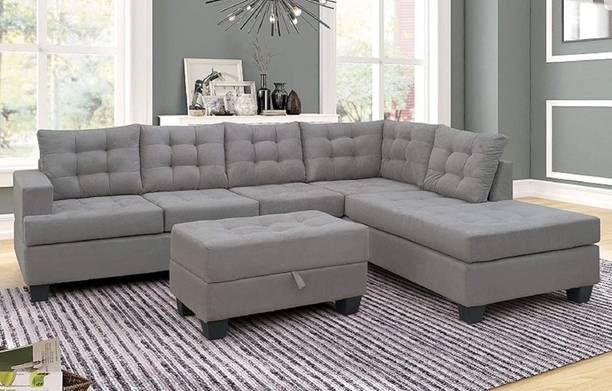 gnanitha Fabric 3 + 2 Sofa Set