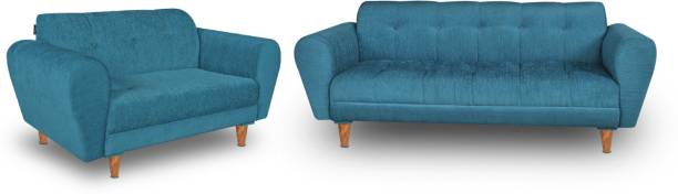 Seventh Heaven Milan 5 Seater, Chenille Molfino Fabric with 3 Year Warranty Fabric 3 + 2 Sofa Set