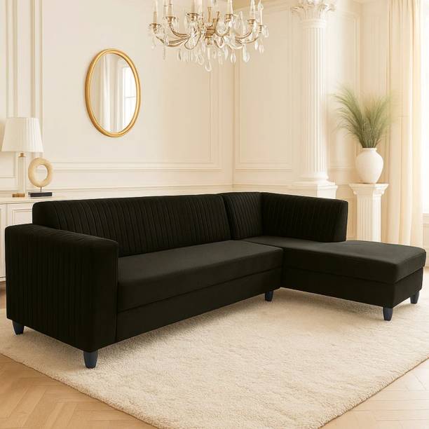 WAKESURE Premium Quality RHS Velvet Fabric 3 + 2 + 1 Sofa Set
