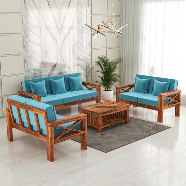 BHAGWATI ART Fabric 3 + 2 + 2 Sofa Set