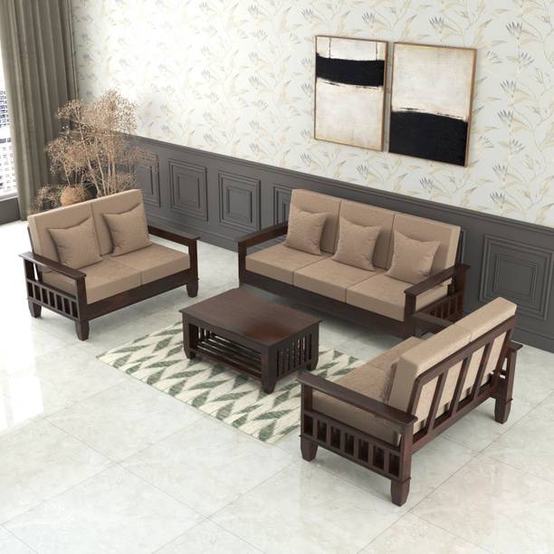 BHAGWATI ART Fabric 3 + 2 + 2 Sofa Set