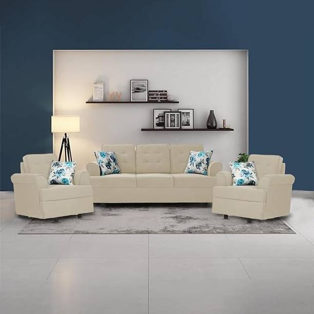 BuyFacturer Kelly Fabric 3 + 1 + 1 Sofa Set