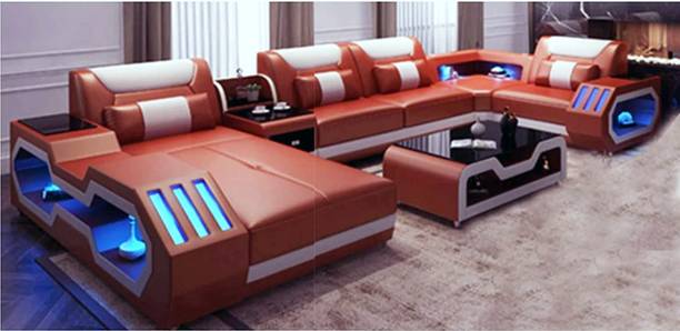 ELITEWOOD Fabric 3 + 2 + 1 + 1 Sofa Set