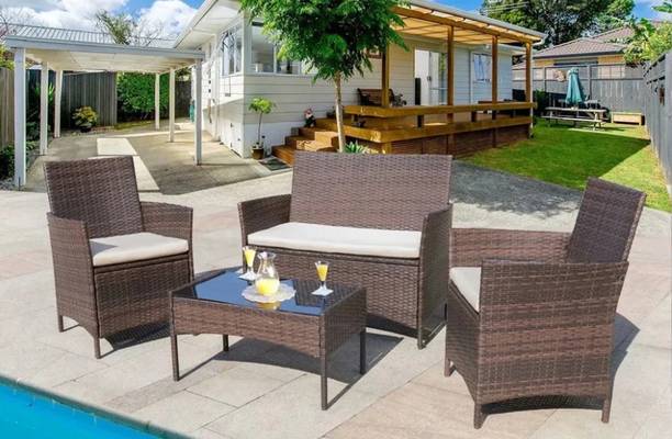 Charan traders Fabric 2 + 1 + 1 Sofa Set