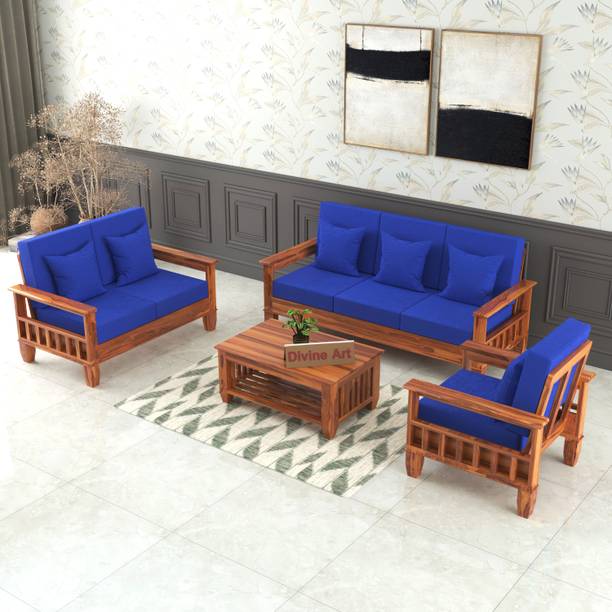 DOKRI 6 Seater Sofa Set For Living, Waiting Room/ Office Fabric 3 + 2 + 1 Sofa Set