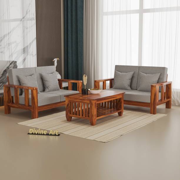 DOKRI 4 Seater Sofa For Living, Waiting Room/ Office Fabric Fabric 2 + 2 Sofa Set