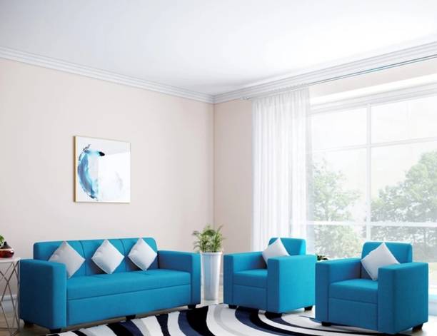 HOORAIN Fabric 3 + 1 + 1 Sofa Set