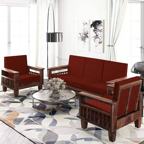 Mooncraft Fabric 3 + 1 + 1 Sofa Set