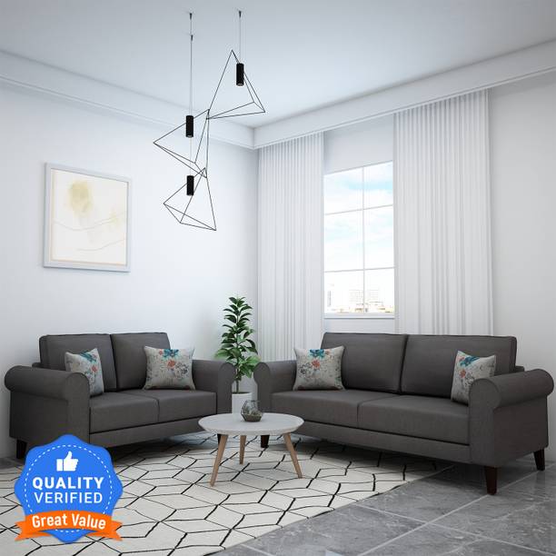 Flipkart Perfect Homes Juliet Fabric 3 + 2 Sofa Set