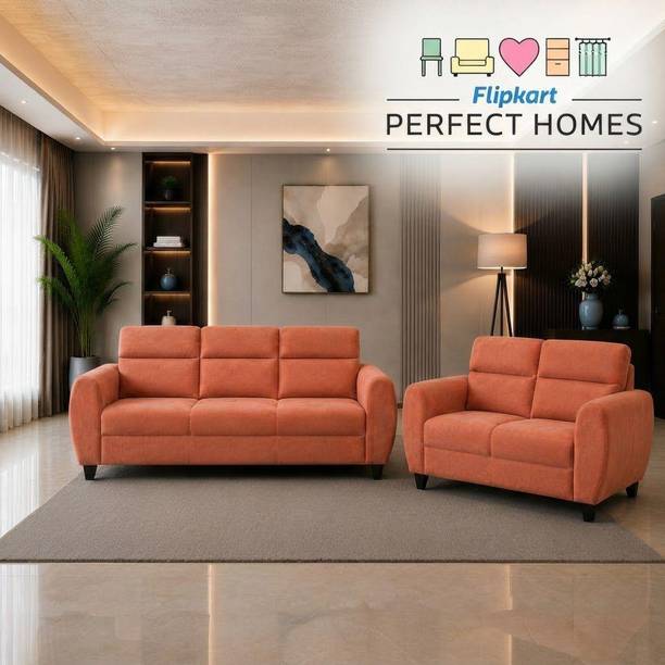 Flipkart Perfect Homes Ziva Modern Fabric 3 + 2 Sofa Set