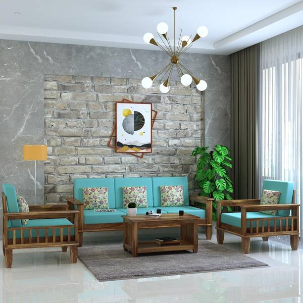CLANECRAFT Fabric 3 + 1 + 1 Sofa Set
