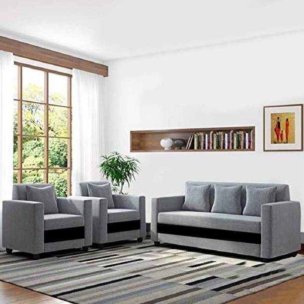 Taash Fabric 3 + 1 + 1 Sofa Set
