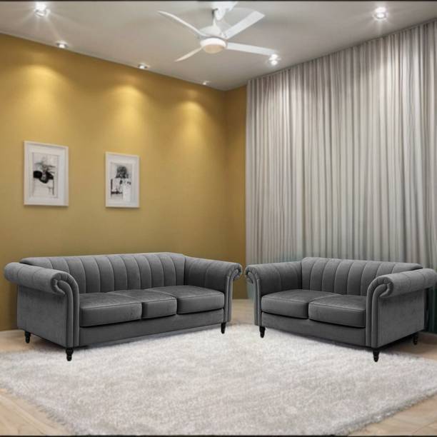 BuyFacturer Evie Fabric 3 + 2 Sofa Set