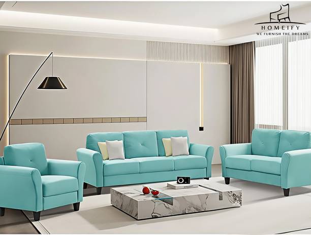 Homeify Miami 6 Seater Fabric Sofa Set For Living Room Fabric 3 + 2 + 1 Sofa Set