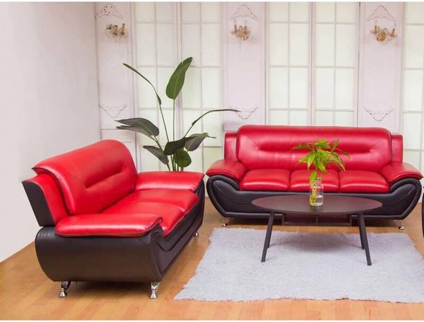 fabrique Visionary Leatherette 3 + 2 Sofa Set