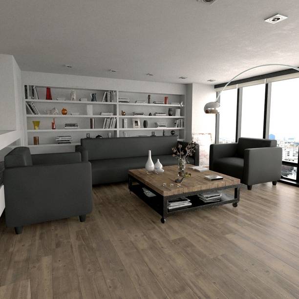 Sekar Lifestyle Box Series Leatherette 3 + 1 + 1 Sofa Set