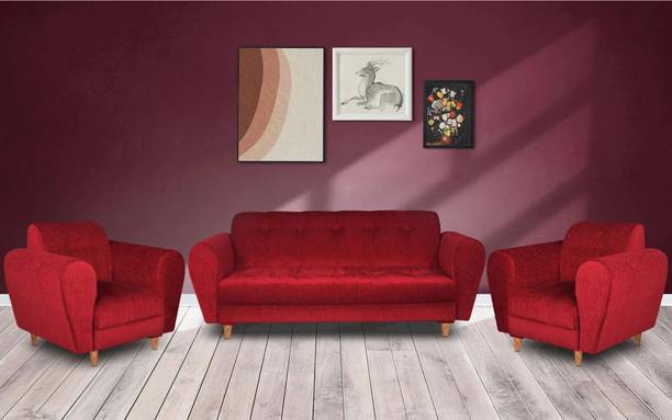 Seventh Heaven Milan, Chenille Molfino Fabric Fabric 3 + 1 + 1 Sofa Set