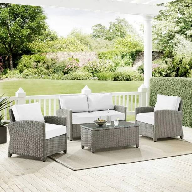 DEVOKO Fabric 2 + 1 + 1 Sofa Set