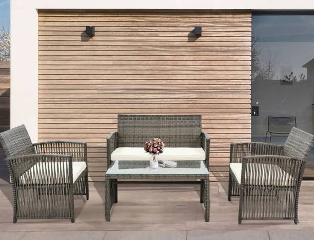 Charan traders Fabric 2 + 1 + 1 Sofa Set