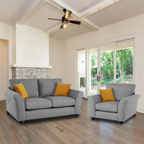 Cozyheaven Owen 2+1 Sofa Set For Living Room Fabric 2 + 1 Sofa Set