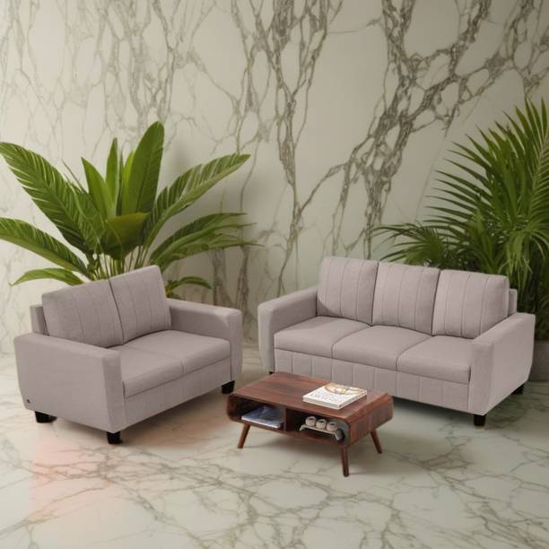 ROSLER WOODWORK Fabric 3+2 Five Seater Sofa Set For Living Room. Fabric 3 + 2 Sofa Set