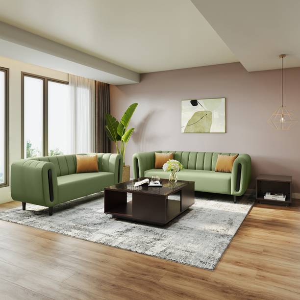 Godrej Interio Paramount Fabric 3 + 2 Sofa Set