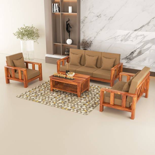 BHAGWATI ART Fabric 3 + 2 + 1 Sofa Set