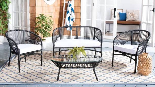 Charan traders Fabric 2 + 1 + 1 Sofa Set