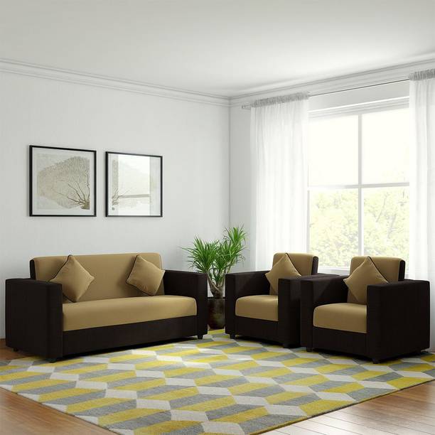 WESTIDO Emporio Fabric 3 + 1 + 1 Sofa Set