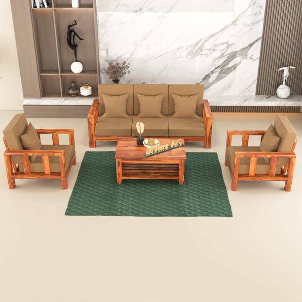 Bhagwati Arts 5 Seater Sofa For Living, Waiting Room/ Office Fabric Fabric 3 + 1 + 1 Sofa Set