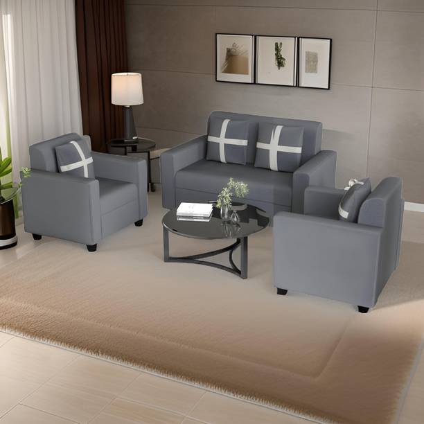 Craftjar Fabric 2 + 1 + 1 Sofa Set