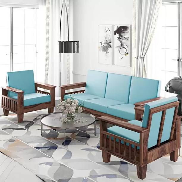 Mooncraft Fabric 3 + 1 + 1 Sofa Set