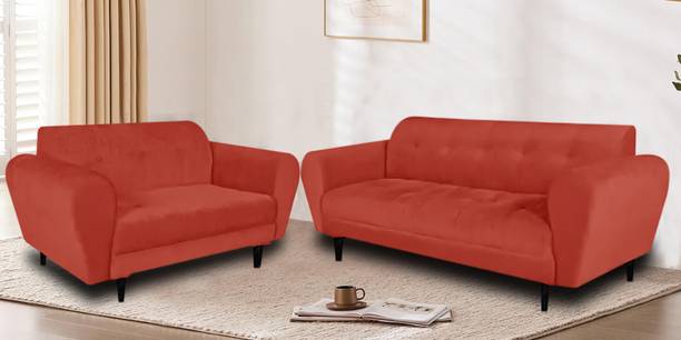 Flipkart Perfect Homes 5 Seater Sofa Set Fabric 3 + 2 Sofa Set
