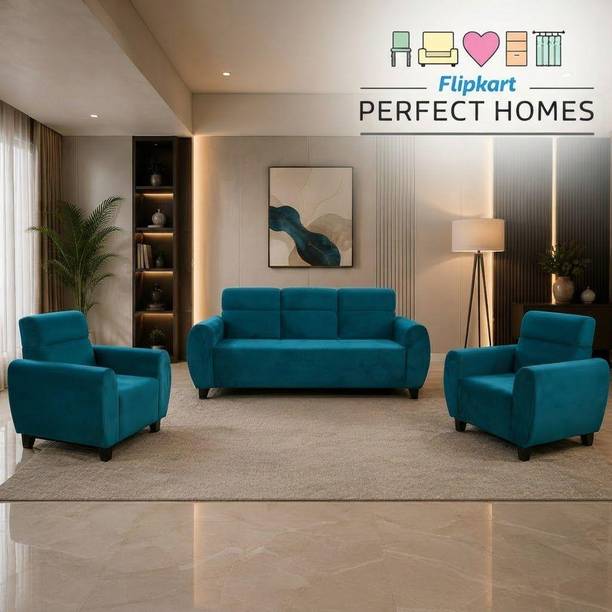 Flipkart Perfect Homes Ziva Modern Fabric 3 + 1 + 1 Sofa Set