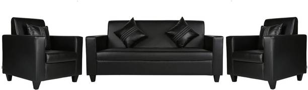 Flipkart Perfect Homes Crete Leatherette 3 + 1 + 1 Sofa Set