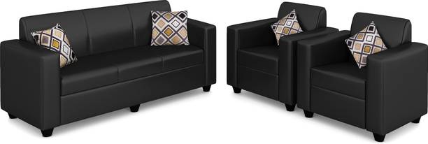 Flipkart Perfect Homes Burano Leatherette 3 + 1 + 1 Sofa Set