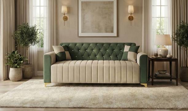 AMBAR AM01 Solid Wood 3 + 1 Sofa Set