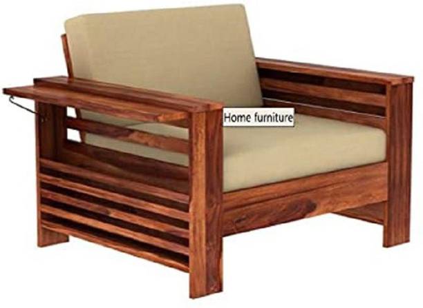 BhagwatiArt Wooden Sofa Set for Living Room and Office Fabric 3 + 1 + 1 Sofa Set