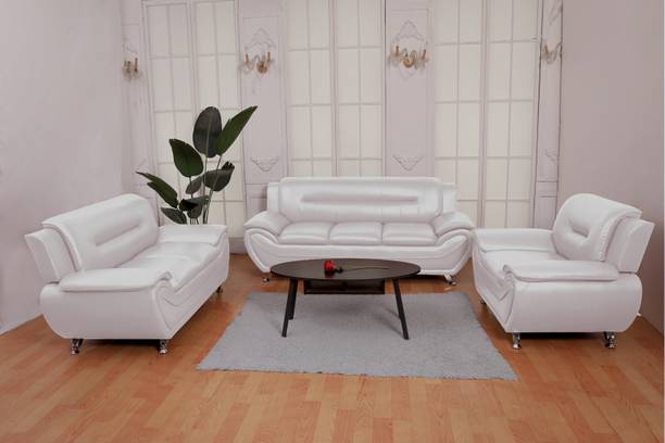 fabrique Visionary Leatherette 3 + 2 + 1 Sofa Set