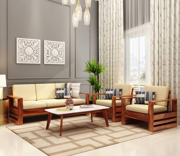 Bhagwant Dario Fabric 3 + 1 + 1 Sofa Set